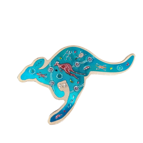 Other - Metallic kangaroo fridge magnet from Australia